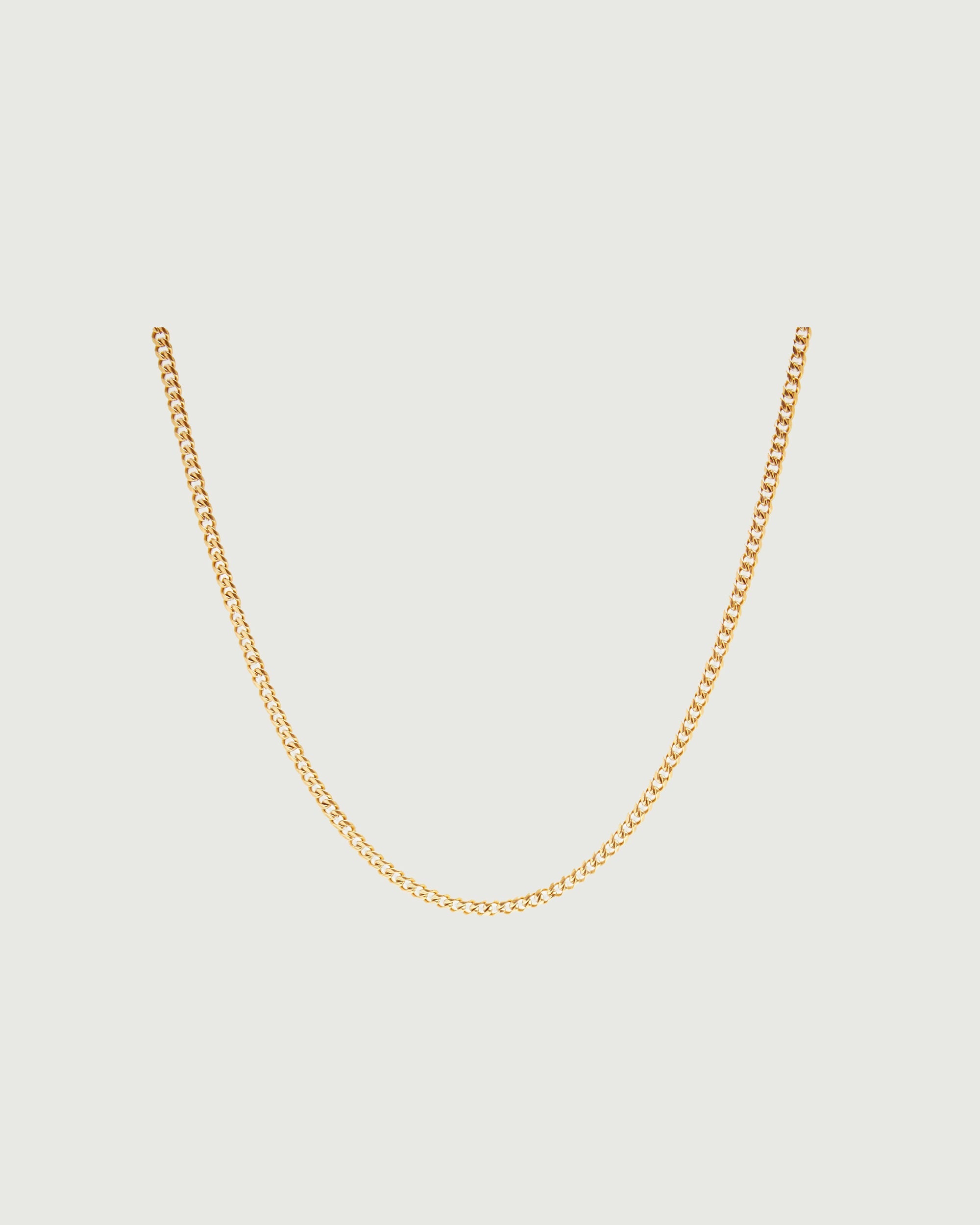 2mm Cuban Chain | Gold