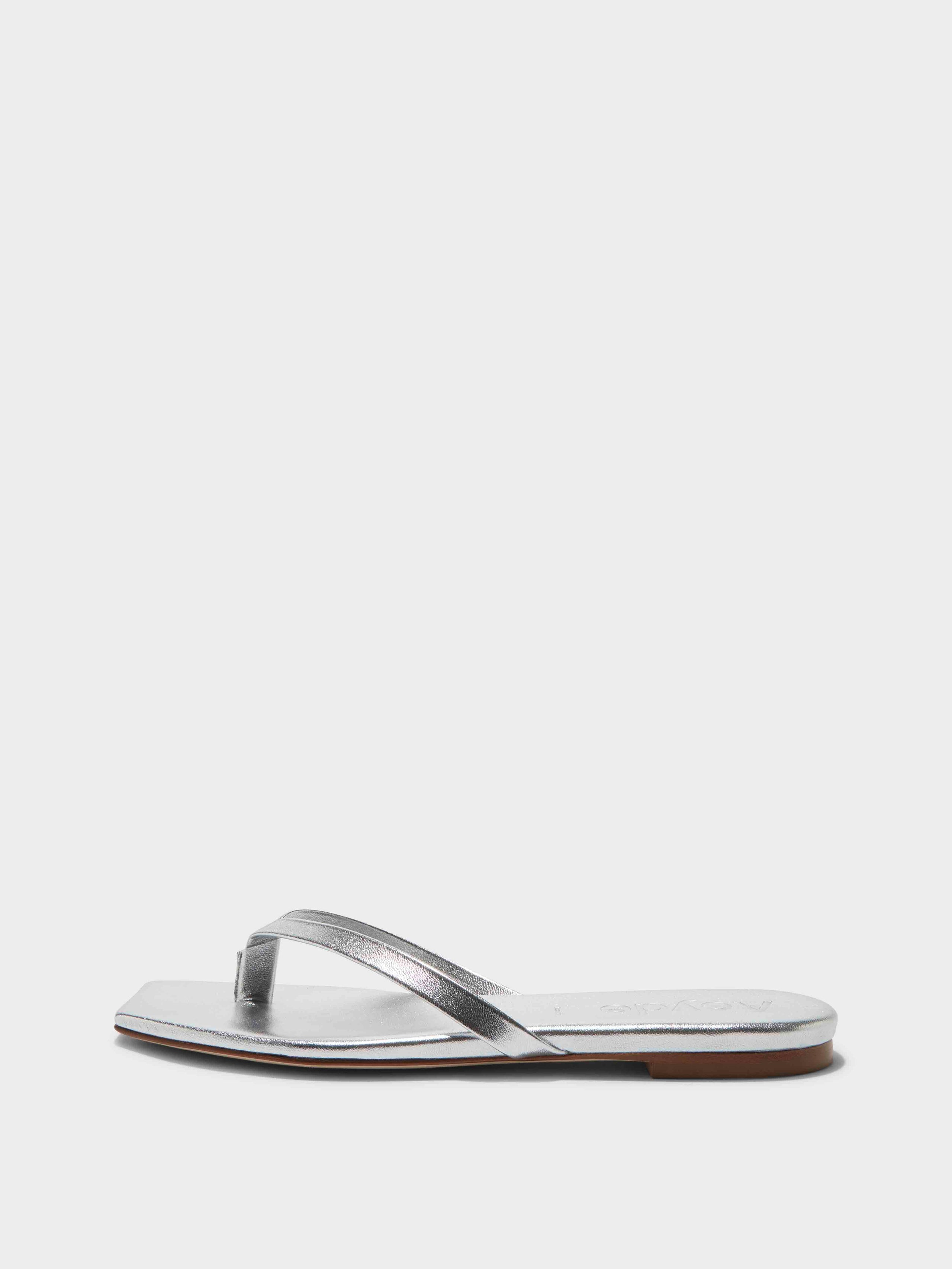 Renee Leather Thong Sandals