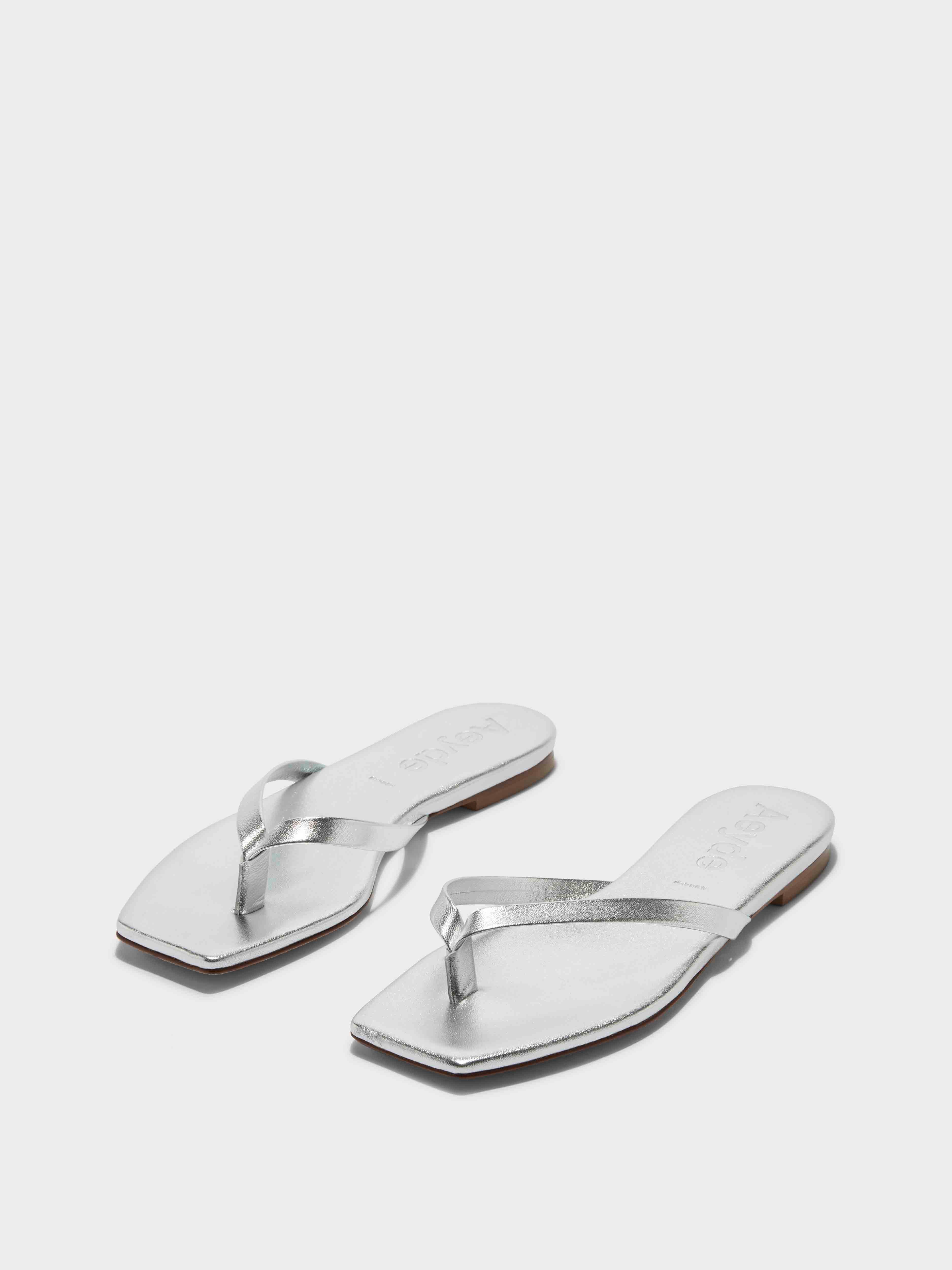 Renee Leather Thong Sandals