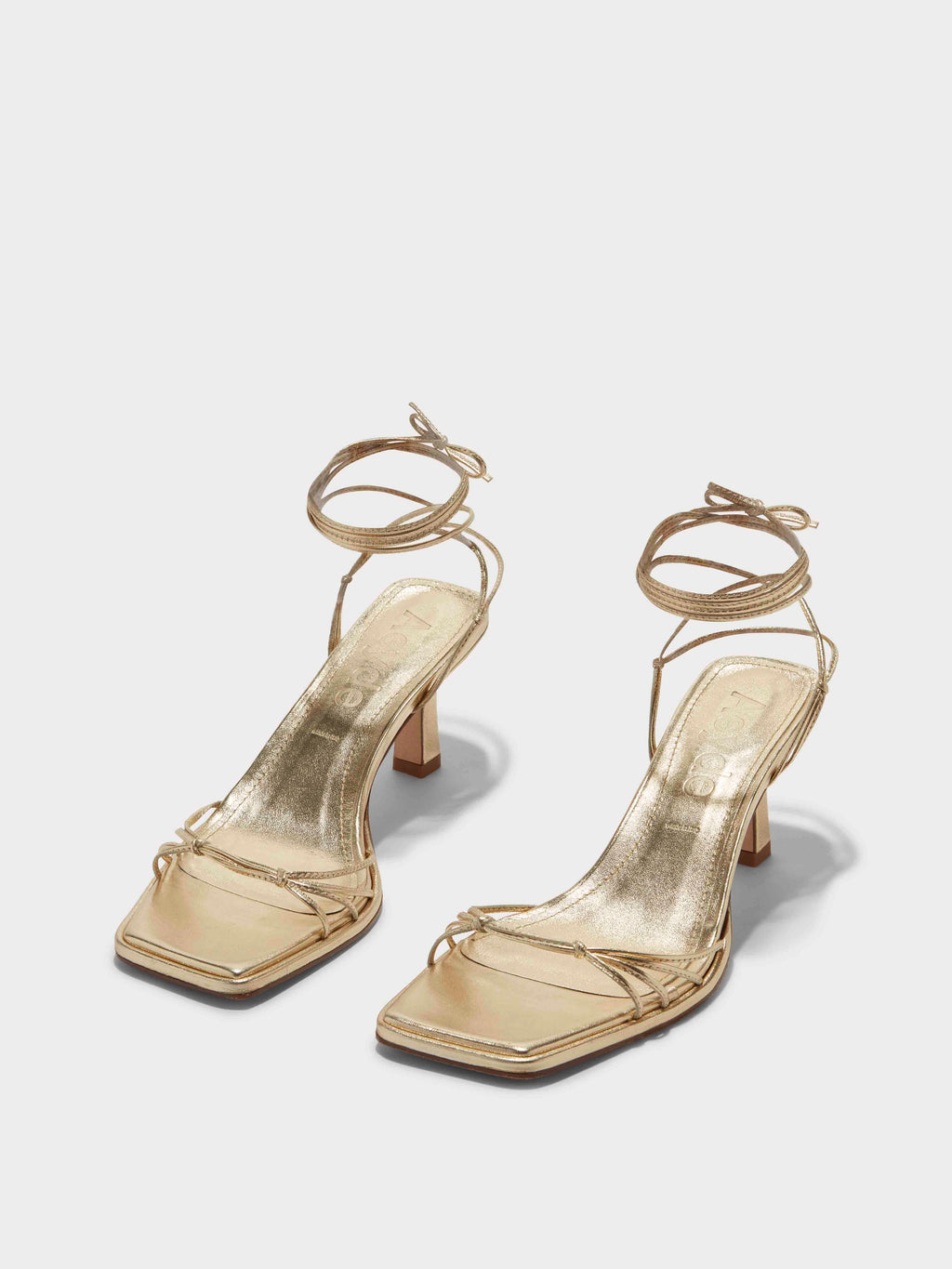 Roda Leather Lace-Up Sandals