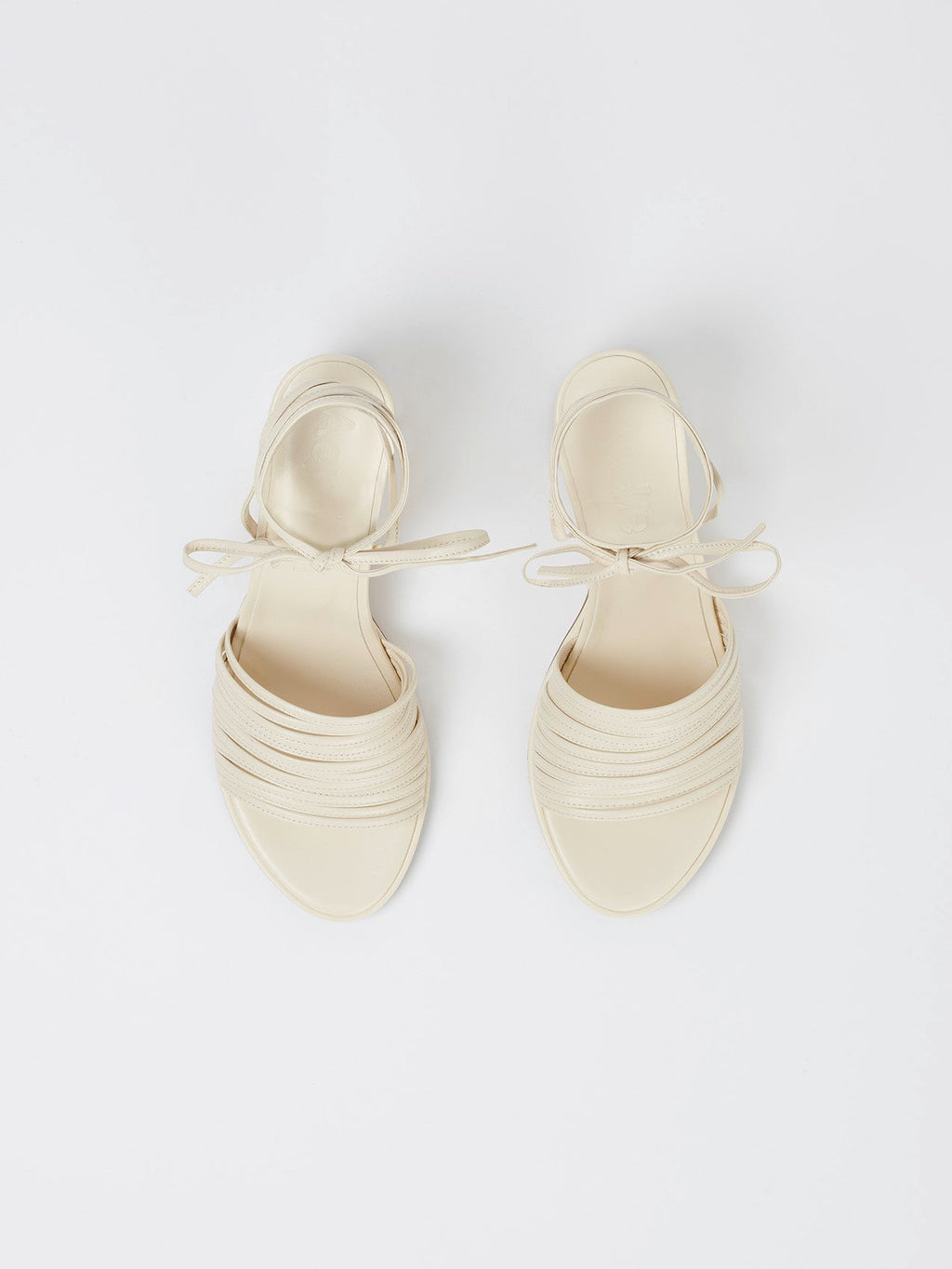 Natania Leather Lace-Up Sandals