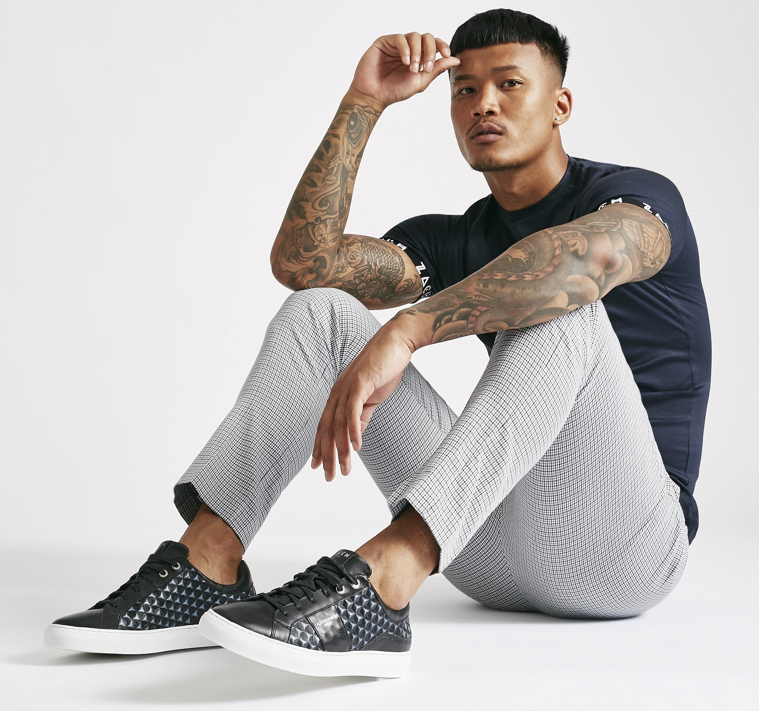 Ascot // 3D Black // Blue Tint